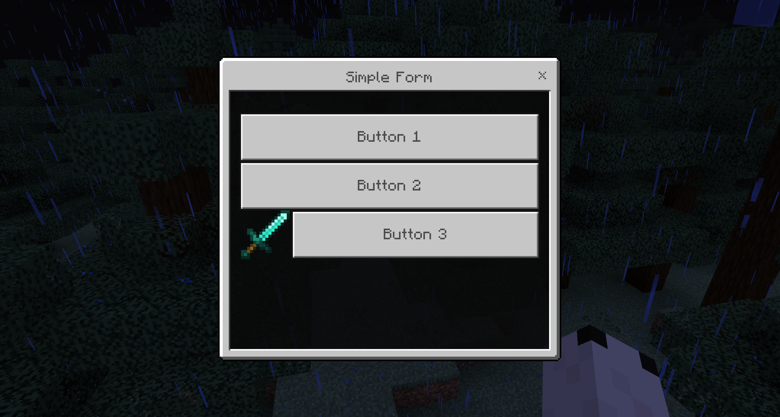 Formulaire Simple